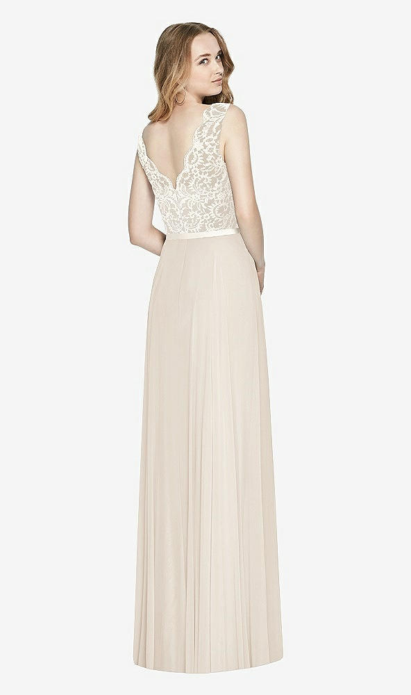 Back View - Oat & Ivory After Six Bridesmaid Dress 6773