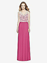 Front View Thumbnail - Tea Rose & Ivory After Six Bridesmaid Dress 6773
