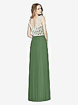 Rear View Thumbnail - Vineyard Green & Ivory After Six Bridesmaid Dress 6773