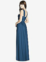 Rear View Thumbnail - Dusk Blue After Six Bridesmaid Dress 6785