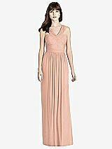 Front View Thumbnail - Pale Peach After Six Bridesmaid Dress 6785