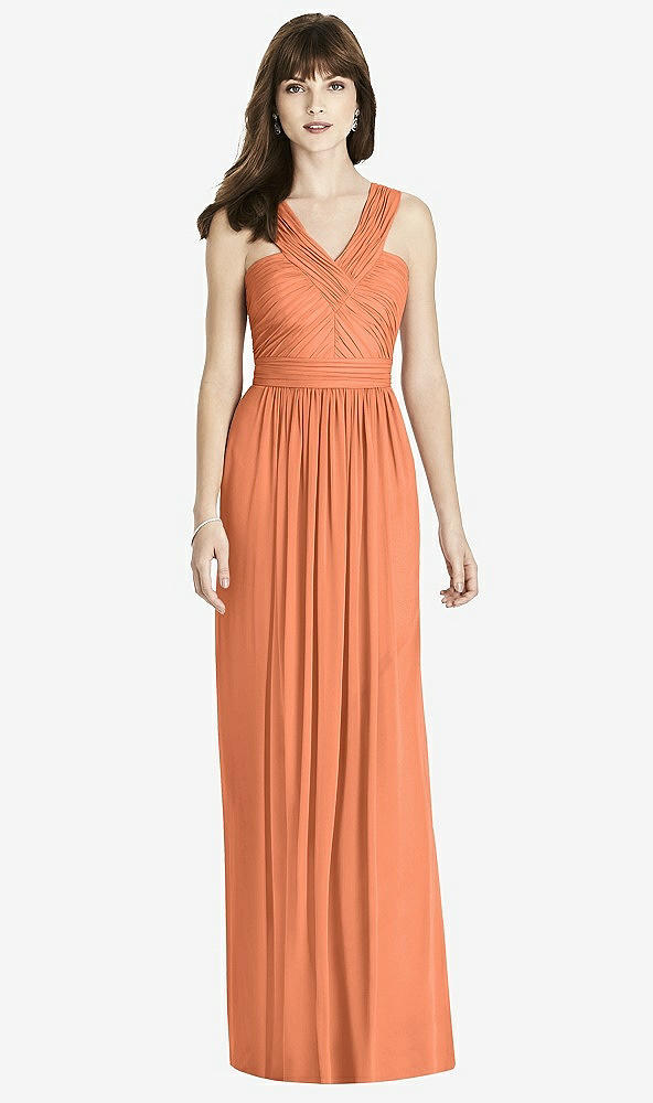 Front View - Sweet Melon After Six Bridesmaid Dress 6785