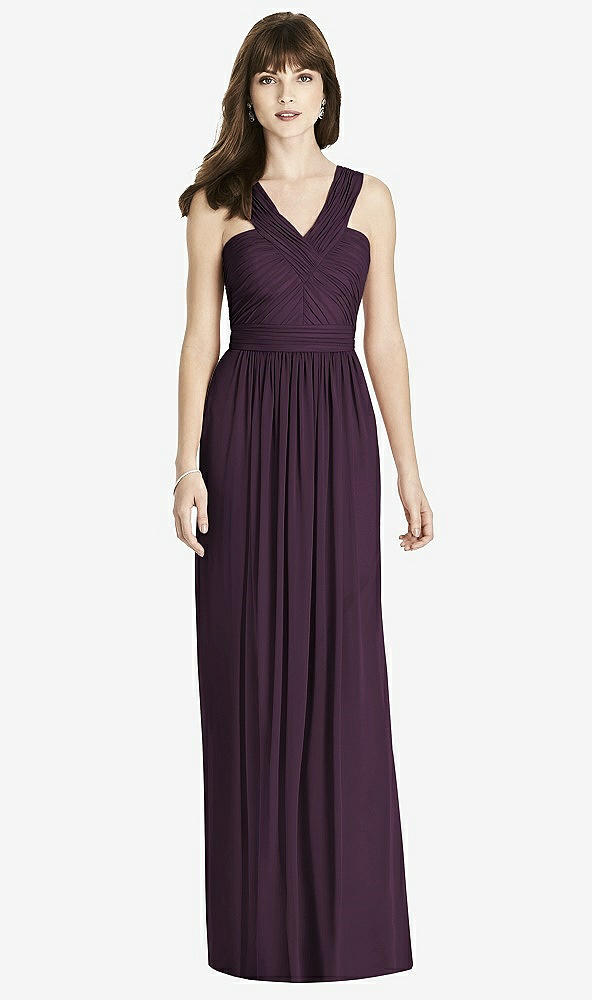 Front View - Aubergine After Six Bridesmaid Dress 6785