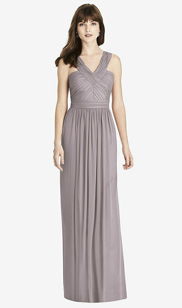 Front View - Cashmere Gray After Six Bridesmaid Dress 6785