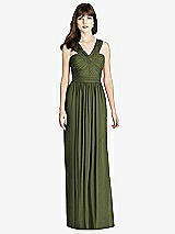 Front View Thumbnail - Olive Green After Six Bridesmaid Dress 6785