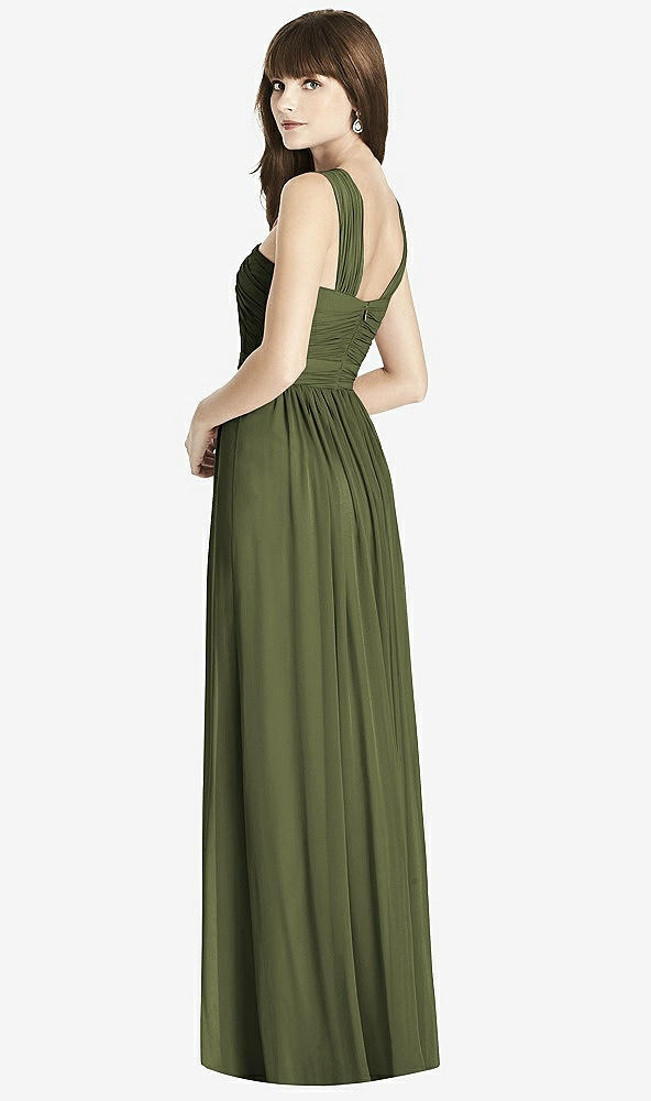 Back View - Olive Green After Six Bridesmaid Dress 6785