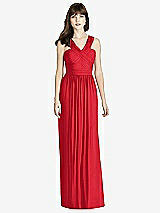 Front View Thumbnail - Parisian Red After Six Bridesmaid Dress 6785