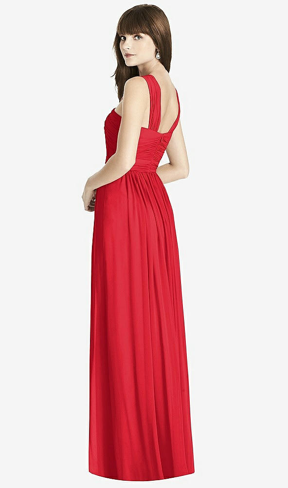 Back View - Parisian Red After Six Bridesmaid Dress 6785
