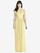 Front View Thumbnail - Pale Yellow After Six Bridesmaid Dress 6785