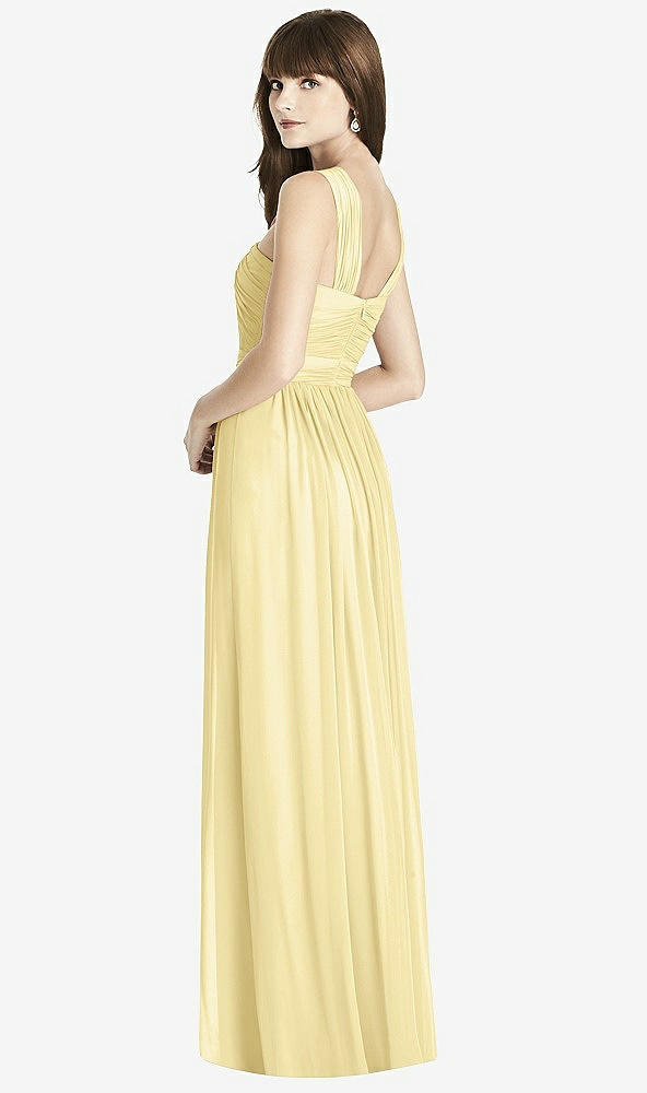 Back View - Pale Yellow After Six Bridesmaid Dress 6785