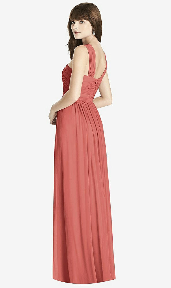 Back View - Coral Pink After Six Bridesmaid Dress 6785