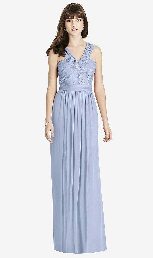Front View - Sky Blue After Six Bridesmaid Dress 6785