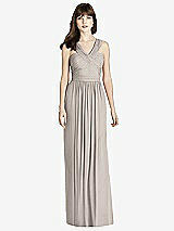 Front View Thumbnail - Taupe After Six Bridesmaid Dress 6785