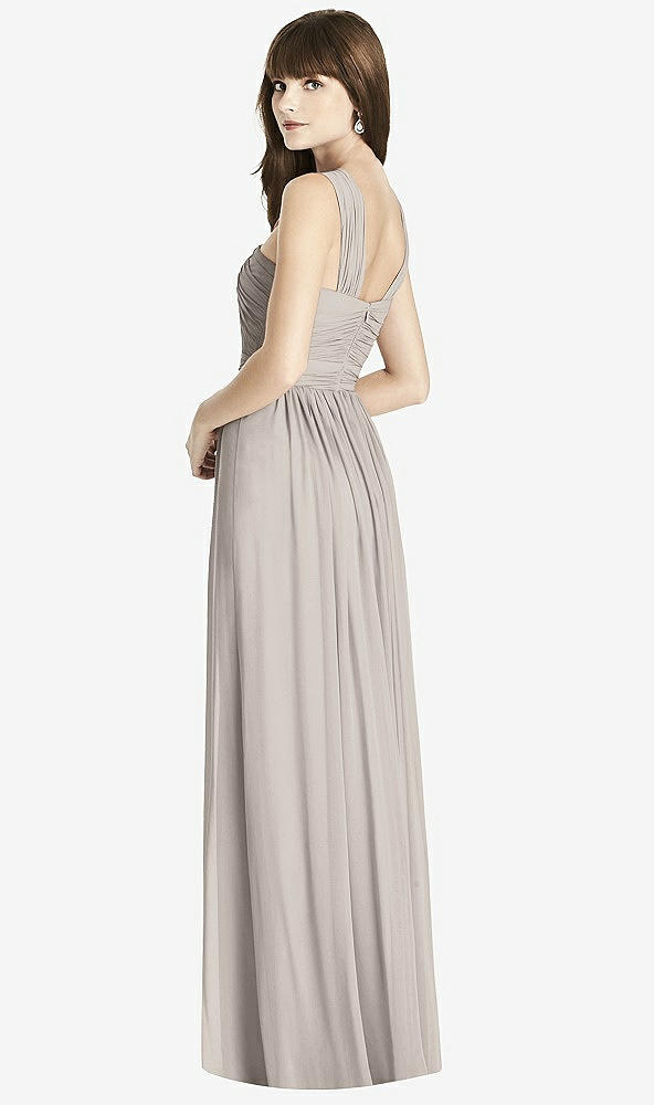 Back View - Taupe After Six Bridesmaid Dress 6785