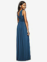 Rear View Thumbnail - Dusk Blue Dessy Collection Junior Bridesmaid Dress JR543