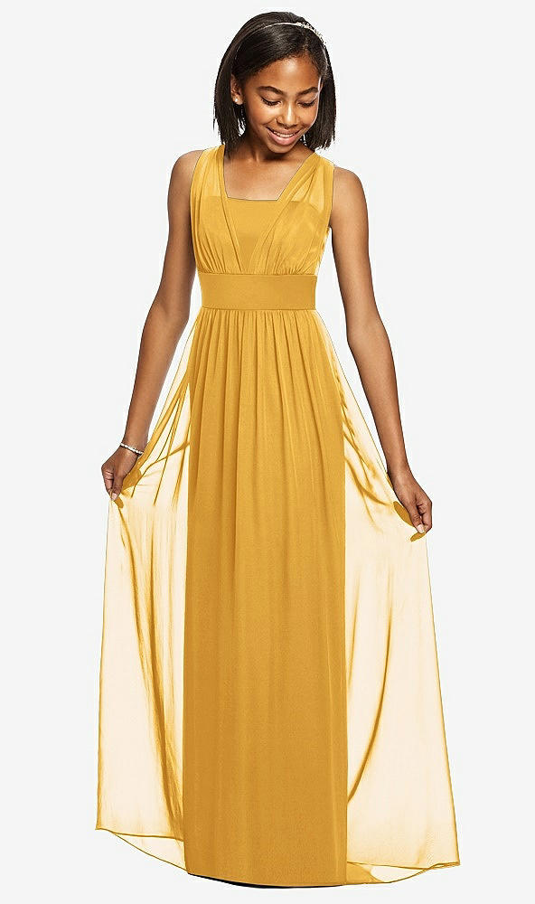 Front View - NYC Yellow Dessy Collection Junior Bridesmaid Dress JR543