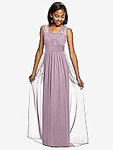 Front View Thumbnail - Suede Rose Dessy Collection Junior Bridesmaid Dress JR543