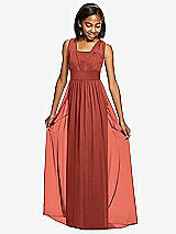 Front View Thumbnail - Amber Sunset Dessy Collection Junior Bridesmaid Dress JR543