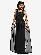 Front View Thumbnail - Black Dessy Collection Junior Bridesmaid Dress JR543
