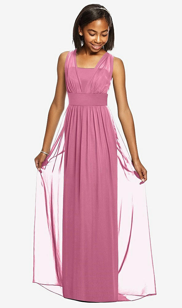 Front View - Orchid Pink Dessy Collection Junior Bridesmaid Dress JR543