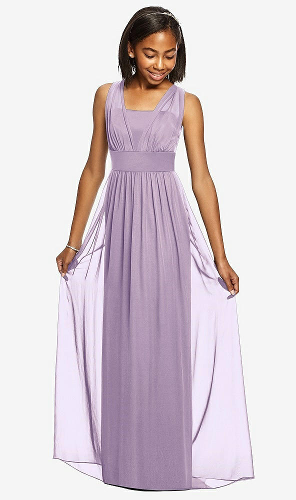 Front View - Pale Purple Dessy Collection Junior Bridesmaid Dress JR543