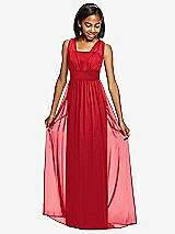 Front View Thumbnail - Parisian Red Dessy Collection Junior Bridesmaid Dress JR543