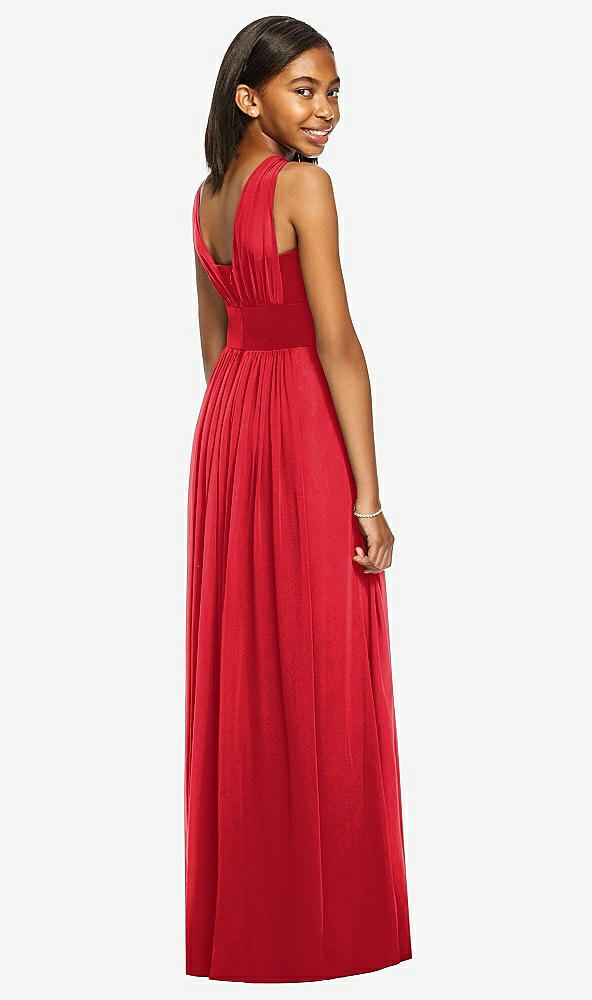 Back View - Parisian Red Dessy Collection Junior Bridesmaid Dress JR543