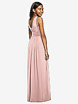 Rear View Thumbnail - Rose - PANTONE Rose Quartz Dessy Collection Junior Bridesmaid Dress JR543