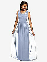 Front View Thumbnail - Sky Blue Dessy Collection Junior Bridesmaid Dress JR543