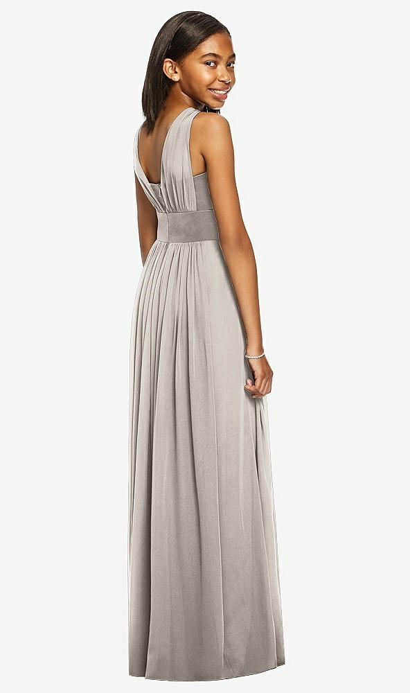 Back View - Taupe Dessy Collection Junior Bridesmaid Dress JR543