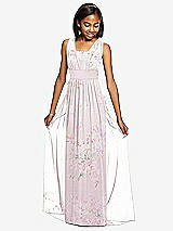 Front View Thumbnail - Watercolor Print Dessy Collection Junior Bridesmaid Dress JR543