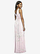 Rear View Thumbnail - Watercolor Print Dessy Collection Junior Bridesmaid Dress JR543