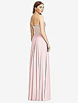Rear View Thumbnail - Ballet Pink & Cameo Studio Design Bridesmaid Dress 4529