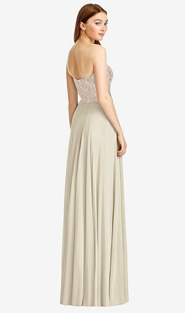 Back View - Champagne & Cameo Studio Design Bridesmaid Dress 4529