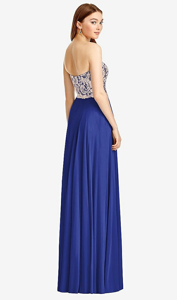 Back View - Cobalt Blue & Cameo Studio Design Bridesmaid Dress 4529