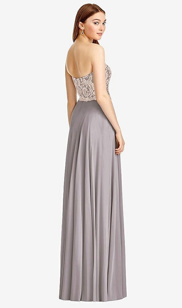 Back View - Cashmere Gray & Cameo Studio Design Bridesmaid Dress 4529