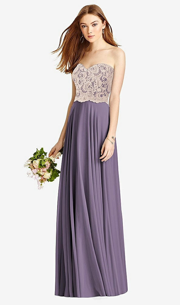 Front View - Lavender & Cameo Studio Design Bridesmaid Dress 4529