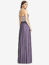 Rear View Thumbnail - Lavender & Cameo Studio Design Bridesmaid Dress 4529