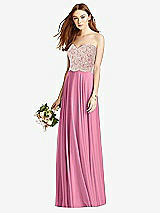 Front View Thumbnail - Orchid Pink & Cameo Studio Design Bridesmaid Dress 4529