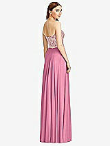 Rear View Thumbnail - Orchid Pink & Cameo Studio Design Bridesmaid Dress 4529