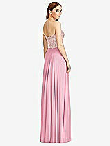 Rear View Thumbnail - Peony Pink & Cameo Studio Design Bridesmaid Dress 4529