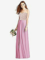 Front View Thumbnail - Powder Pink & Cameo Studio Design Bridesmaid Dress 4529