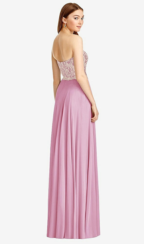 Back View - Powder Pink & Cameo Studio Design Bridesmaid Dress 4529
