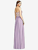 Rear View Thumbnail - Pale Purple & Cameo Studio Design Bridesmaid Dress 4529
