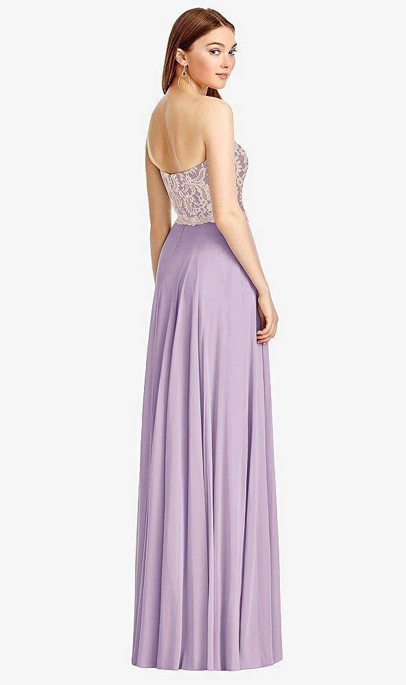 Back View - Pale Purple & Cameo Studio Design Bridesmaid Dress 4529