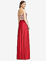 Rear View Thumbnail - Parisian Red & Cameo Studio Design Bridesmaid Dress 4529