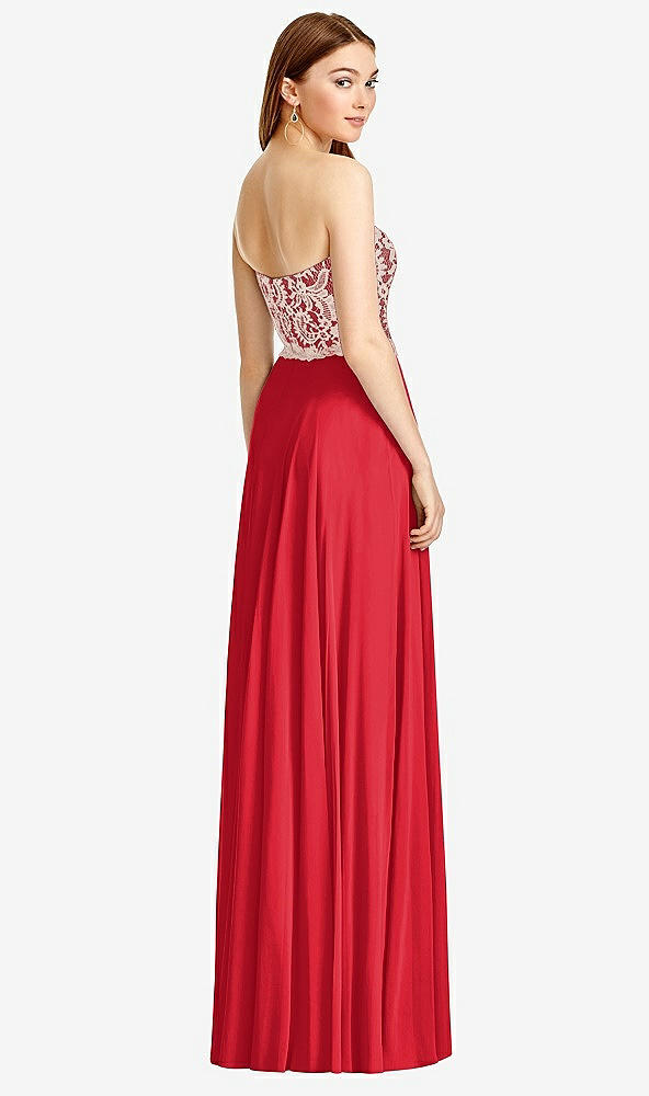 Back View - Parisian Red & Cameo Studio Design Bridesmaid Dress 4529