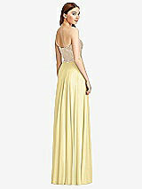 Rear View Thumbnail - Pale Yellow & Cameo Studio Design Bridesmaid Dress 4529