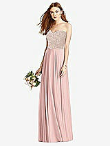 Front View Thumbnail - Rose - PANTONE Rose Quartz & Cameo Studio Design Bridesmaid Dress 4529