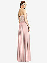 Rear View Thumbnail - Rose - PANTONE Rose Quartz & Cameo Studio Design Bridesmaid Dress 4529
